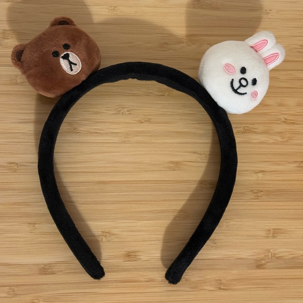 BT21 Line Friends Brown and Rabbit Headband